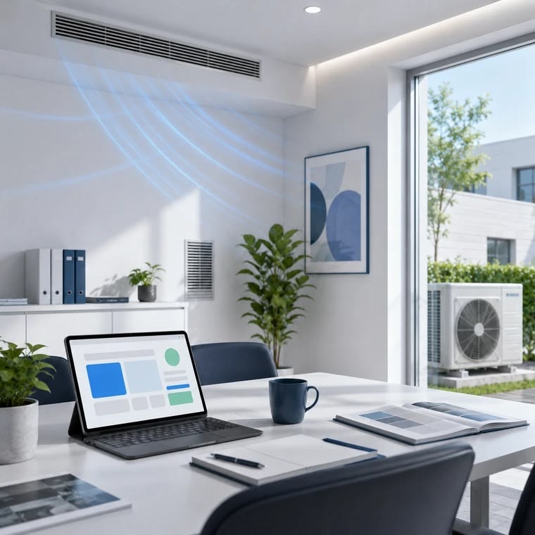 Comfortable modern home with air conditioning
