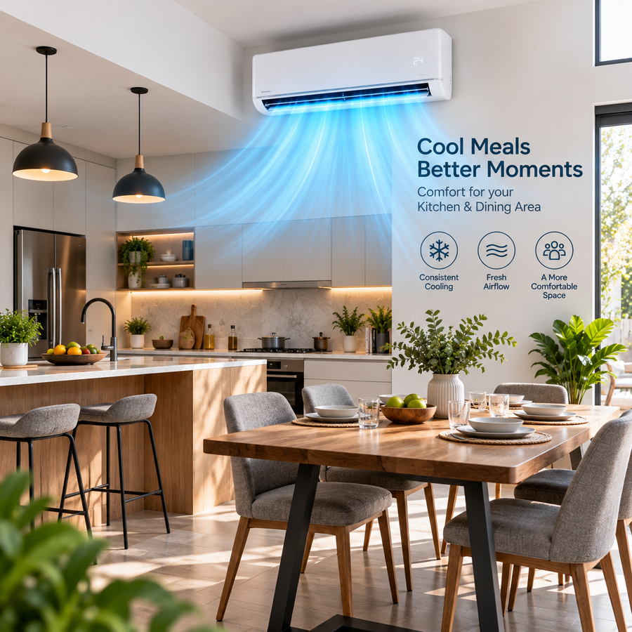 Kitchen & Dining Area Cooling
