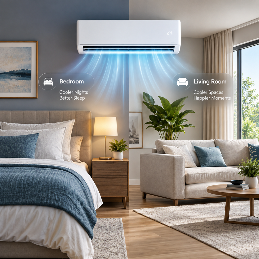 Bedroom & Living Room Air Conditioning